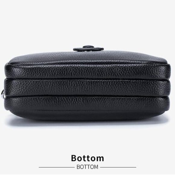 Leather Crossbody Bag Women Small Shoulder Purse Cell Phone Organizer - Picture 6 of 8